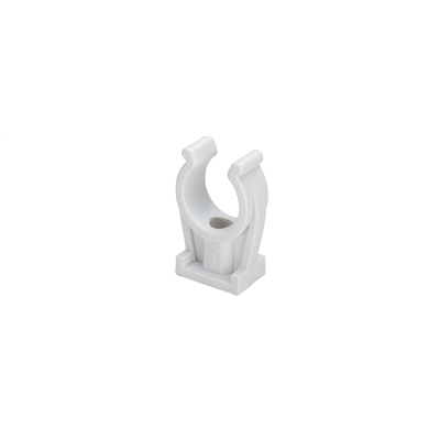 Rörklämma Vit Enkel 12